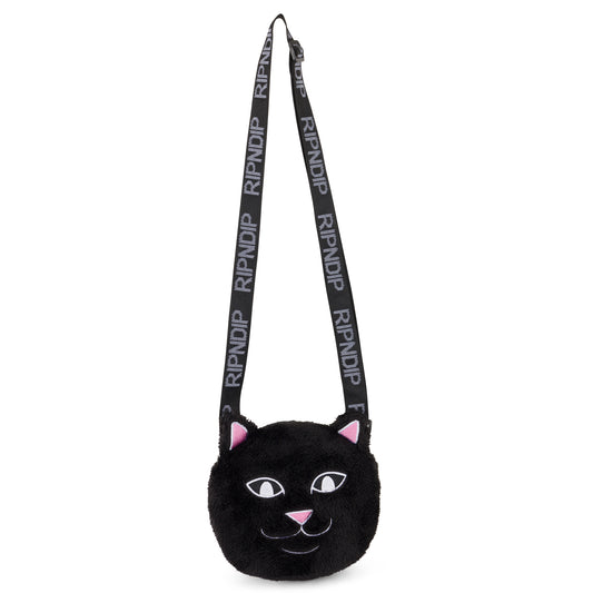 RIPNDIP Lord Jermal Sherpa Crossbody Bag  (Black)