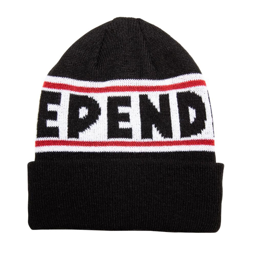 Independent Beanie Bar Logo Black