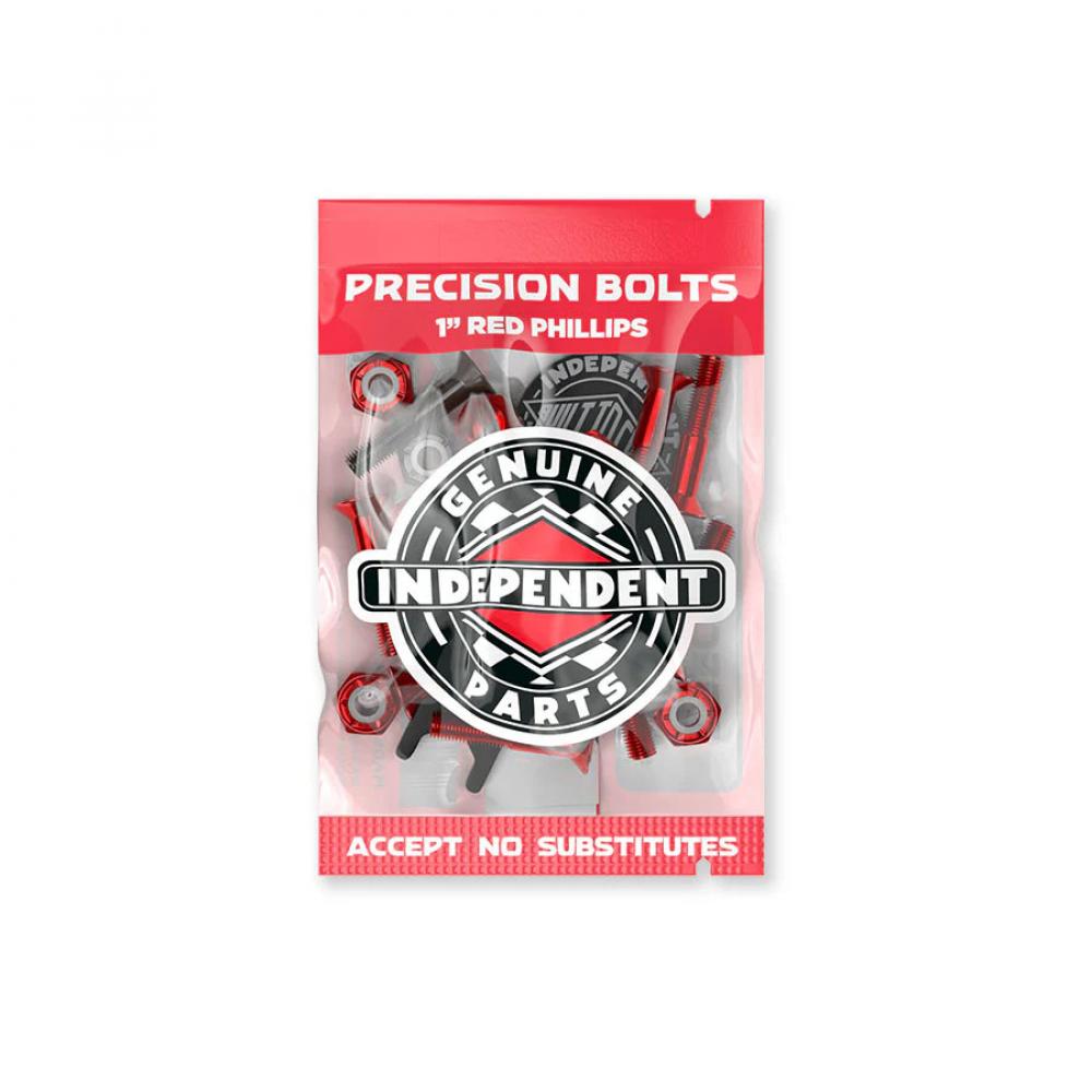 Indy Bolts Phillips w/Tool (pk 10) Red/Black 1 IN