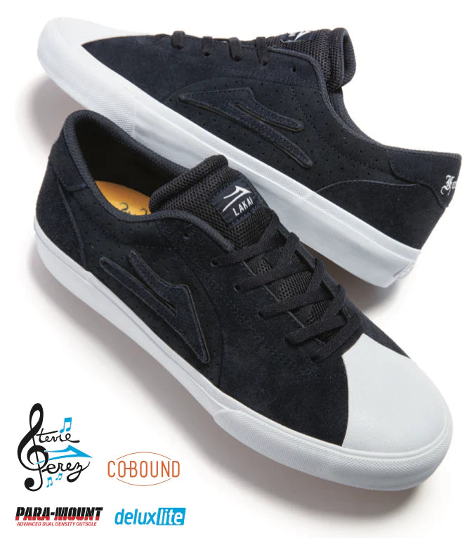 Lakai Flaco 2 Skate Shoes - Navy Suede