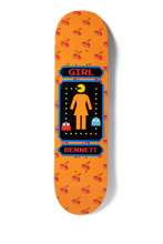 Load image into Gallery viewer, Girl Skateboard Deck Pac-Man Niels Bennett 8.5&quot; - Orange
