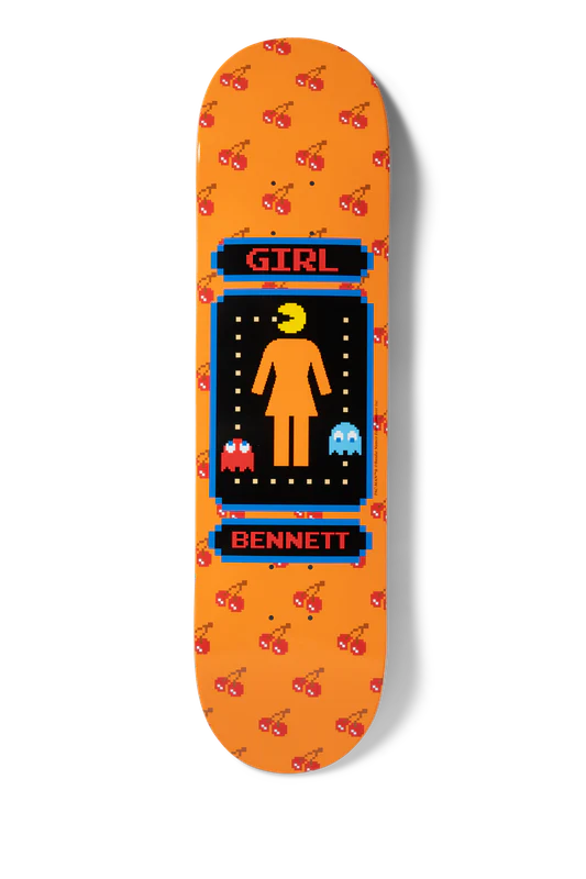 Girl Skateboard Deck Pac-Man Niels Bennett 8.5