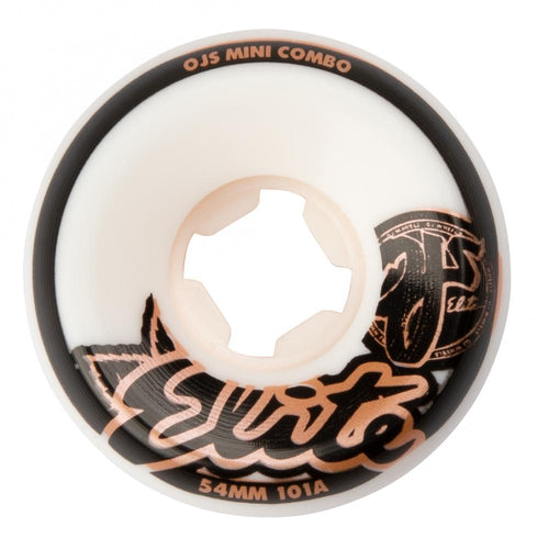 OJ Elite Wheels Elite Mini Combo 101a White 54 MM