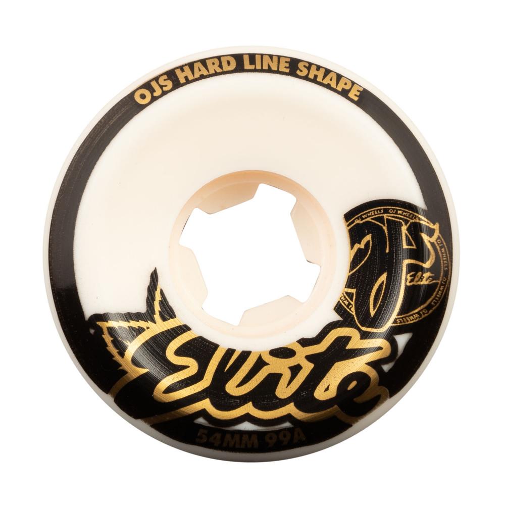 OJ Elite Wheels Elite Hard line 99a White 54 MM