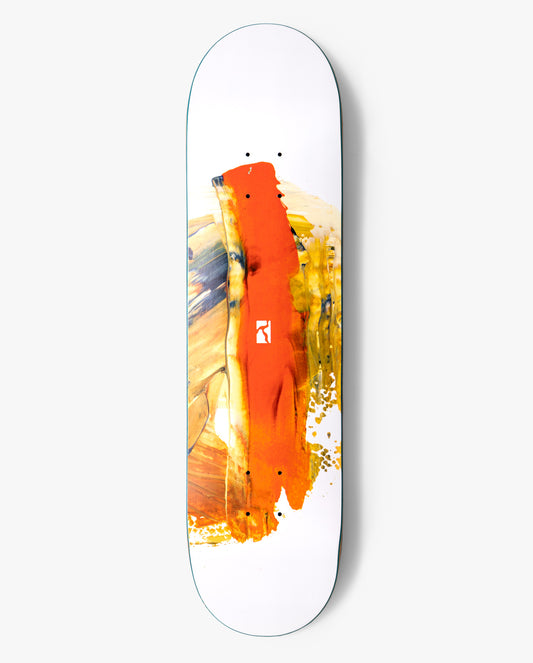 Poetic Painting - Yellow/Orange Deck - 8.125”