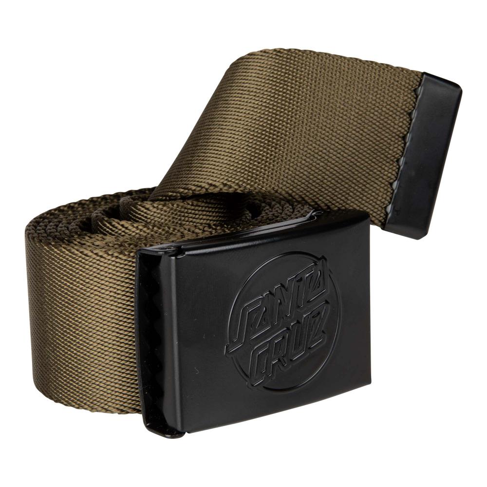 Santa Cruz Belt Opus Dot Emboss Belt Uniform Green