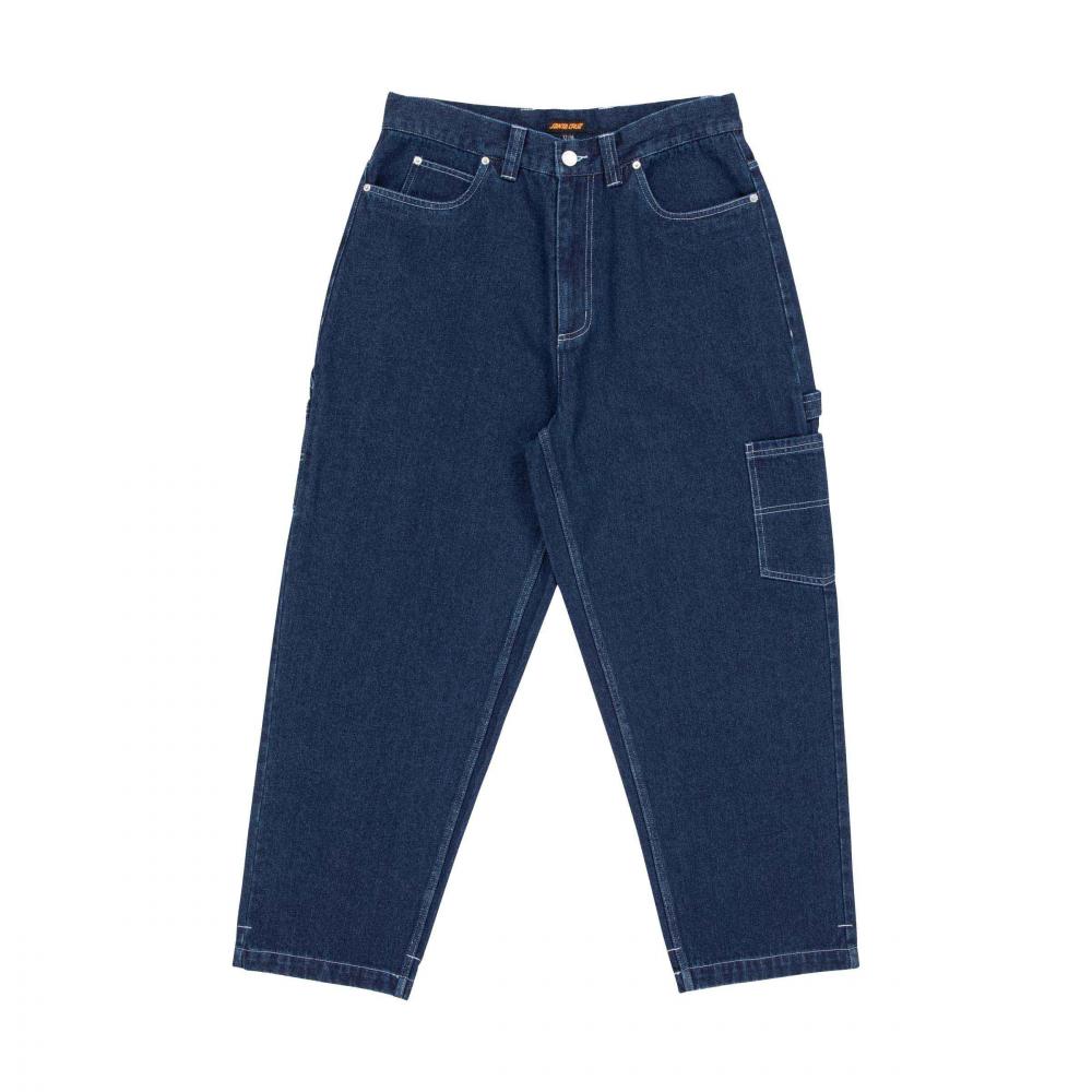 Santa Cruz Pant Carpenter Big Pants Dark Denim/White