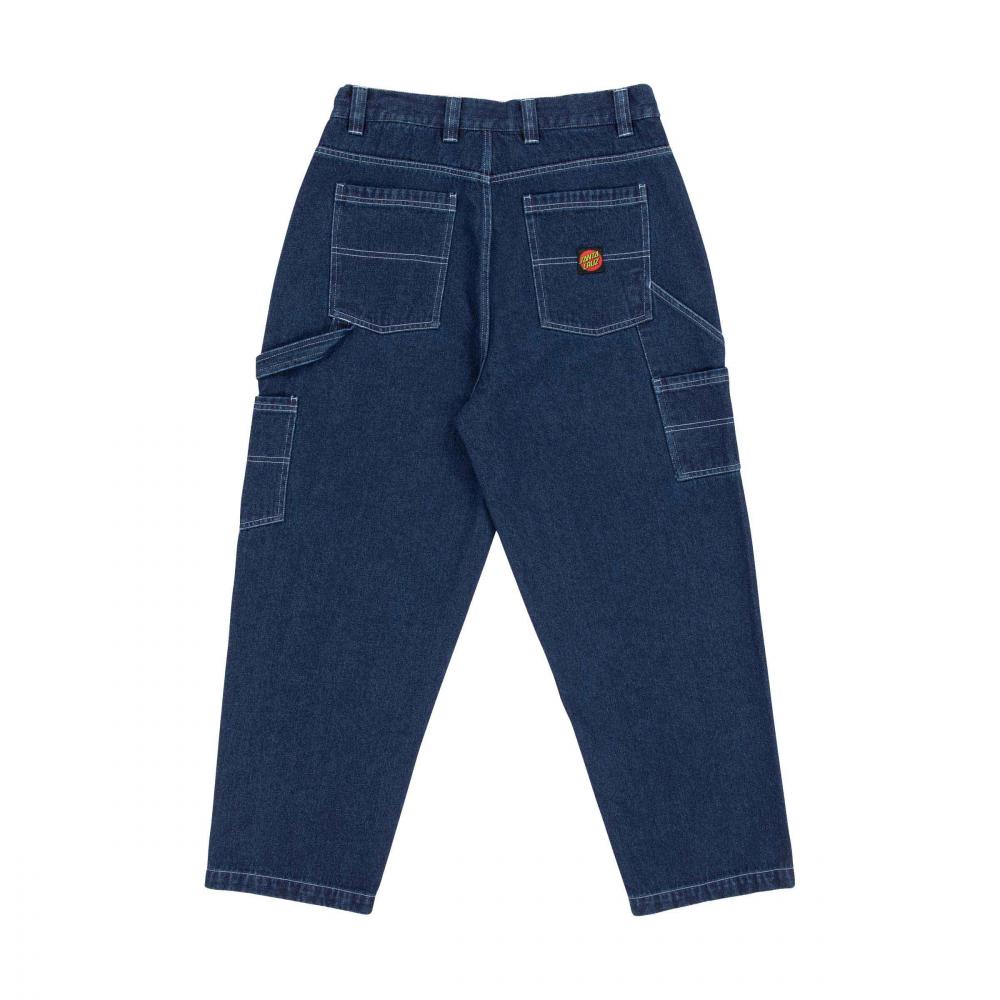 Santa Cruz Pant Carpenter Big Pants Dark Denim/White