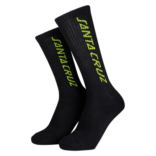 Santa Cruz Sock Strip Black