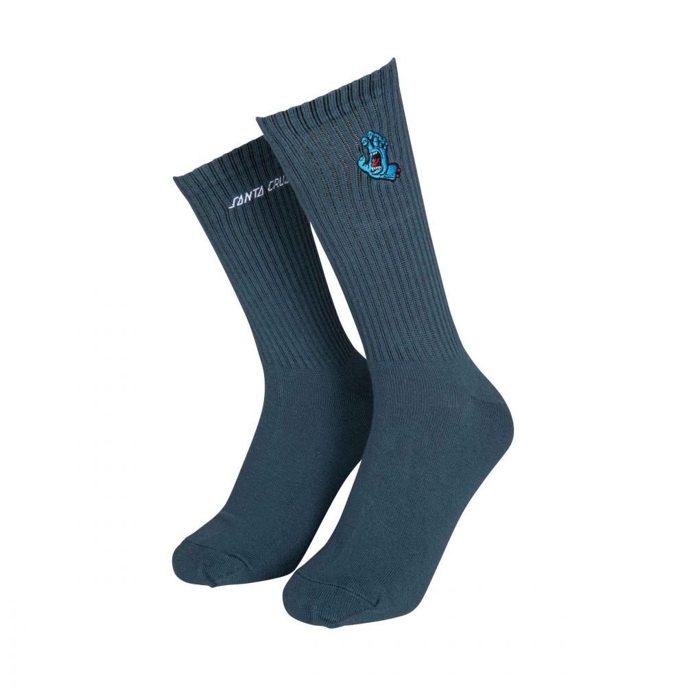Santa Cruz Socks Screaming Mini Hand Sock - Storm Grey