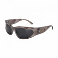 Santa Cruz Sunglasses Opus Dot Wrap Sunglasses Woodcut Camo/Black