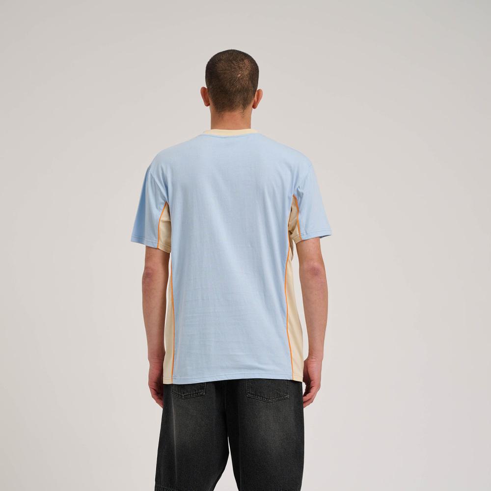 Santa Cruz T-Shirt Strip Racer T-Shirt Fresh Blue/Blond Wood
