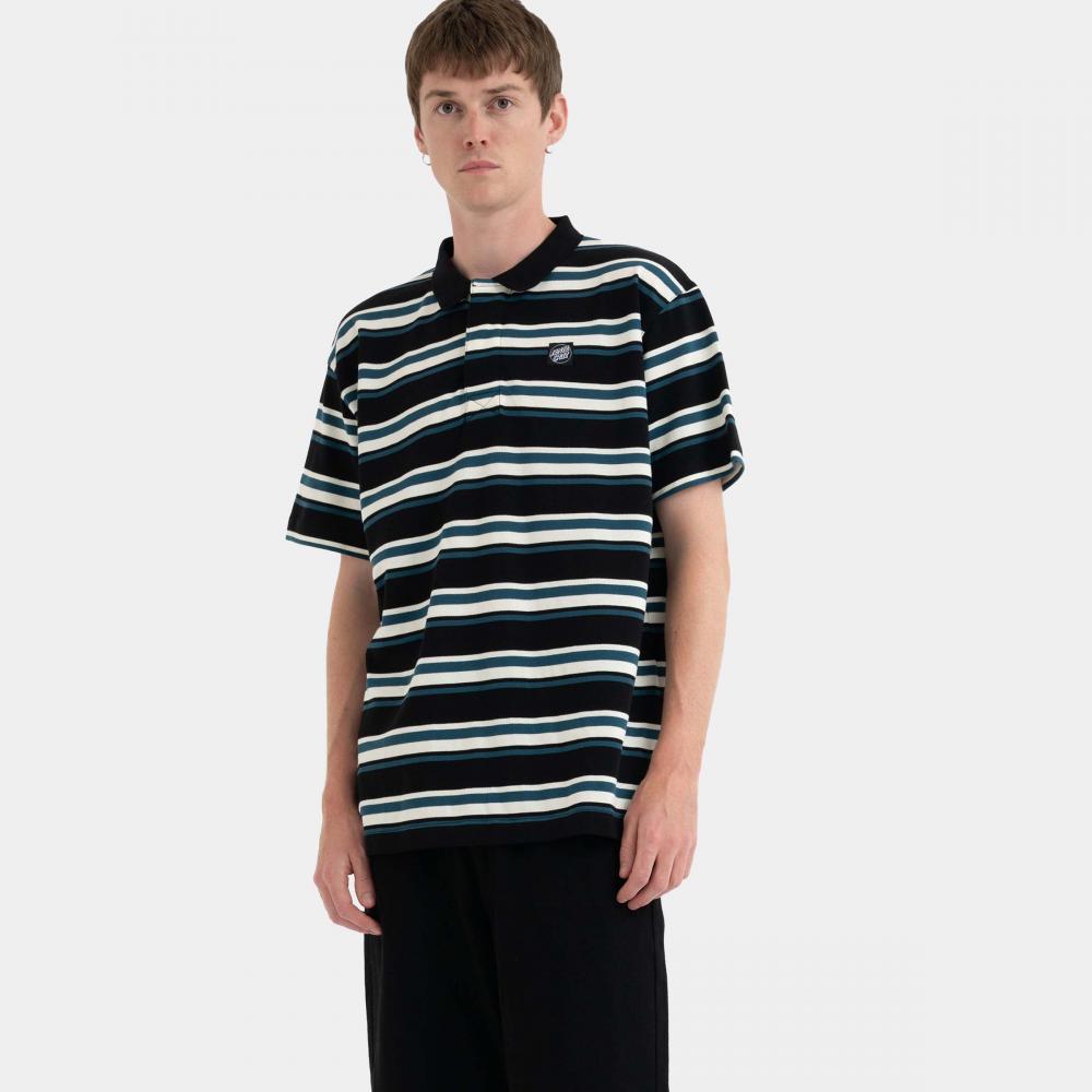 Santa Cruz SS Polo Cera SS Polo Shirt Black/Dark Teal
