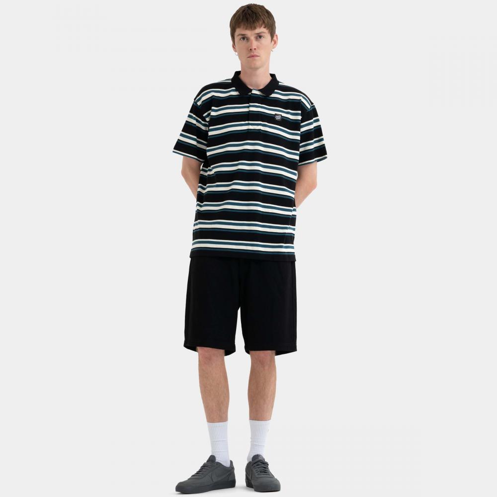 Santa Cruz SS Polo Cera SS Polo Shirt Black/Dark Teal