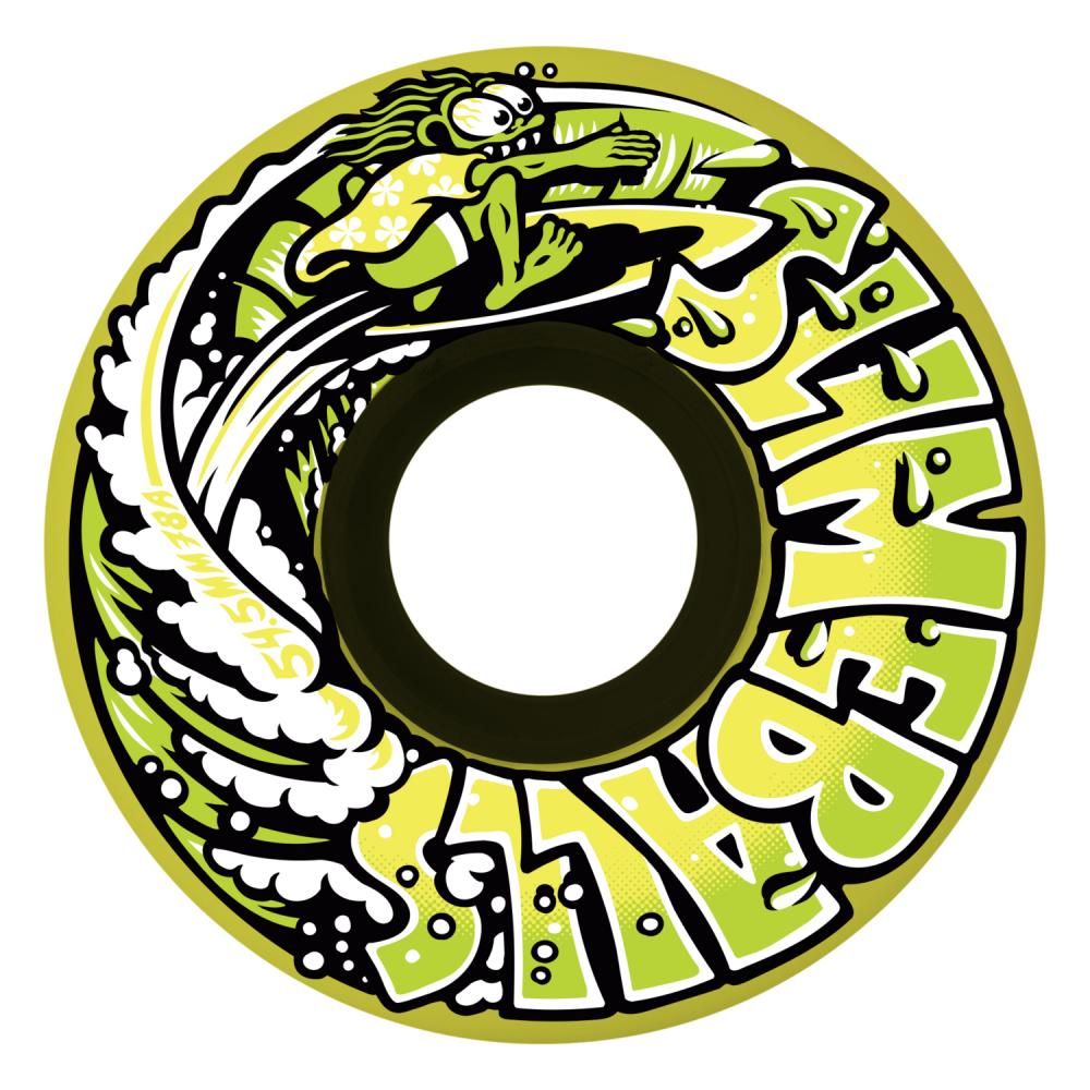 Slime Balls Wheels Slime Surfer Mini OG 78a Yellow 54.5 MM