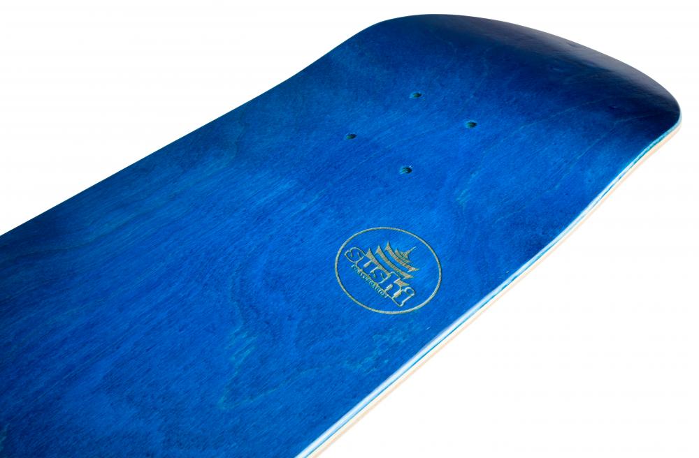 Sushi Decks Pagoda Stamp Blue 8.125"