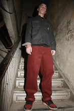 Load image into Gallery viewer, Theories Of Atlantis Stamp Lounge Pants Corduroy Burgundy
