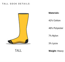 Load image into Gallery viewer, Merge4 Jackass Skulls Tall Socks
