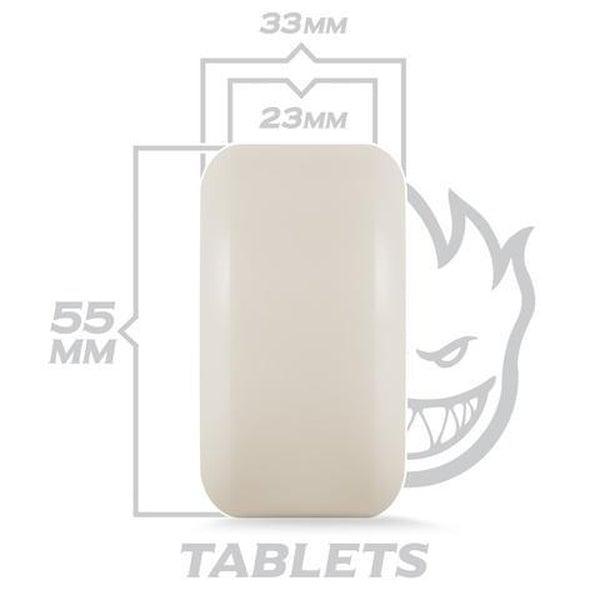 Spitfire Formula Four 99 Tablet Wheels 54mm Natural - profile