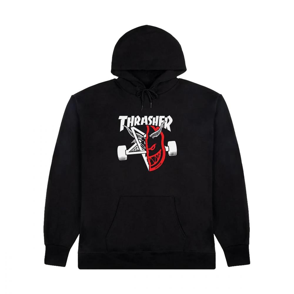 Thrasher x Spitfire Hood Thrash & Burn Black