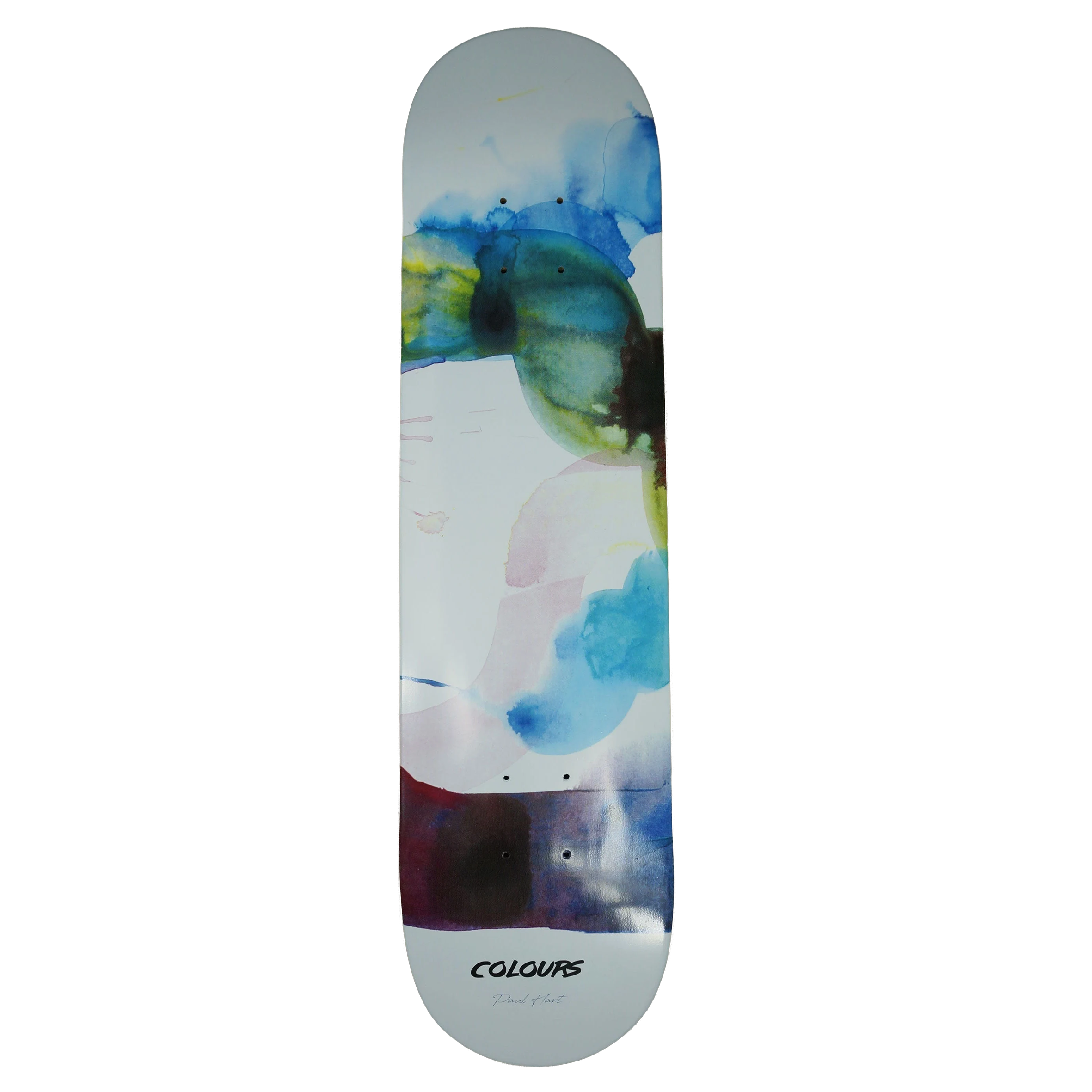 Colours Skateboard Deck Will Barras Paul Hart Water Colours Carbon Fiber 8.15"