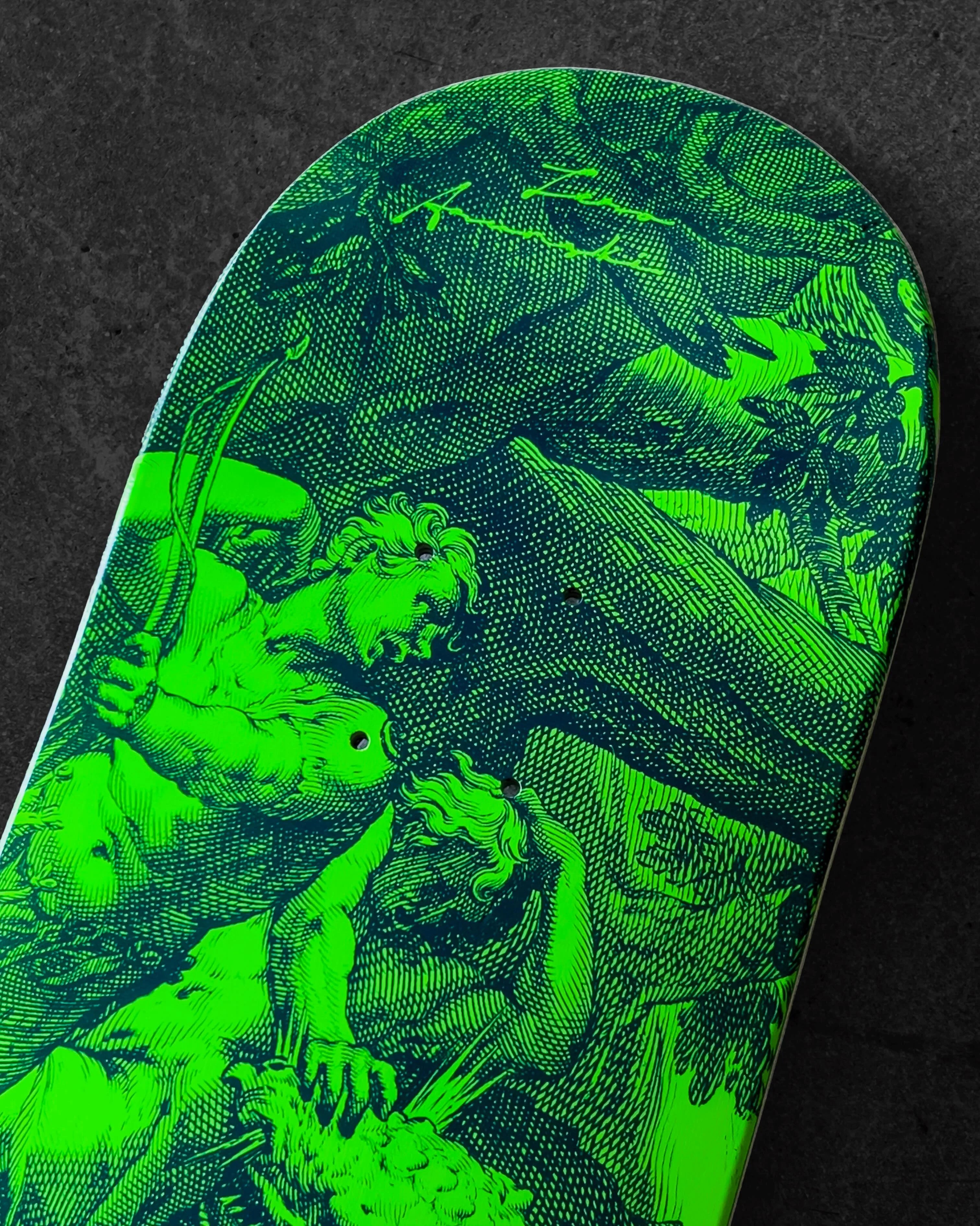 Zero Skateboard Deck Renaissance Adam Arunski 8.5" - Green