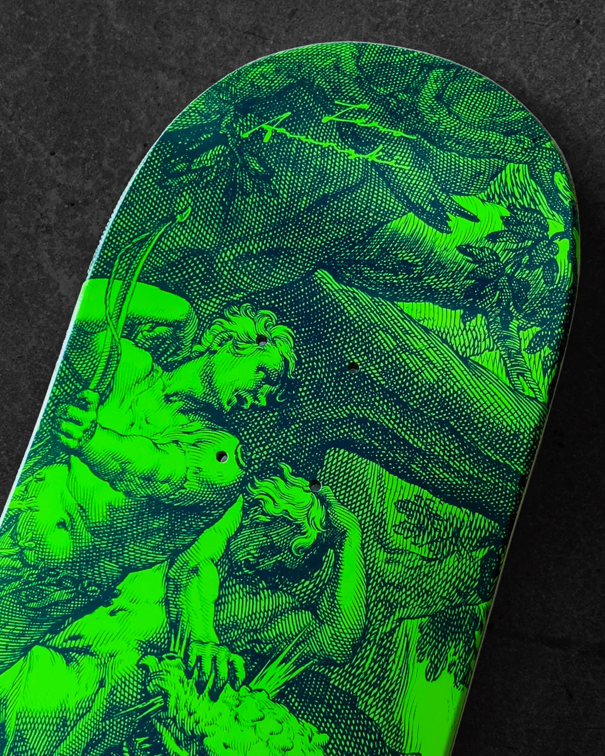 Zero Skateboard Deck Renaissance Adam Arunski 8.5" - Green