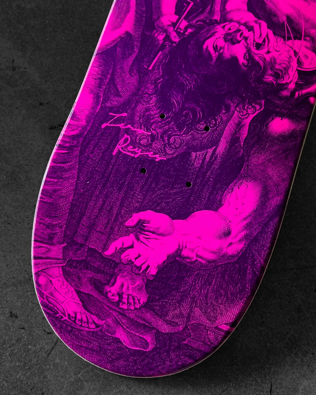 Zero Skateboard Deck Renaissance David Reyes 8.5" - Purple