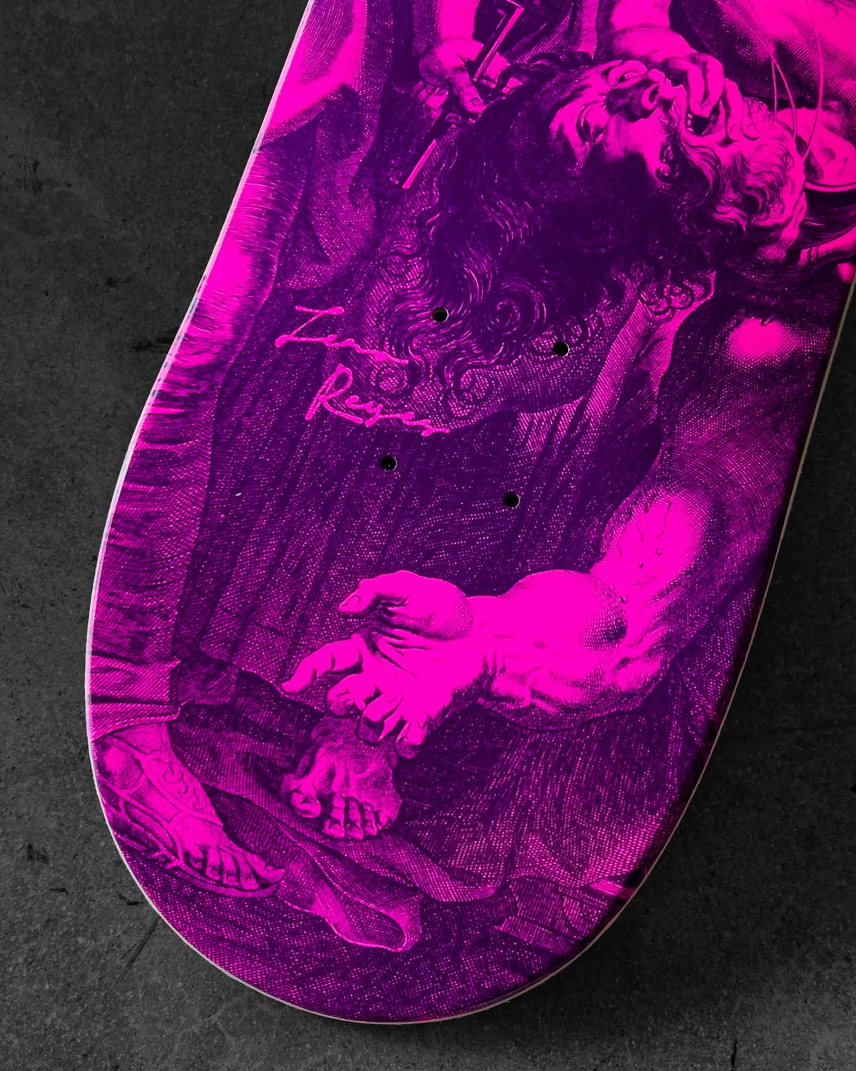 Zero Skateboard Deck Renaissance David Reyes 8.5" - Purple