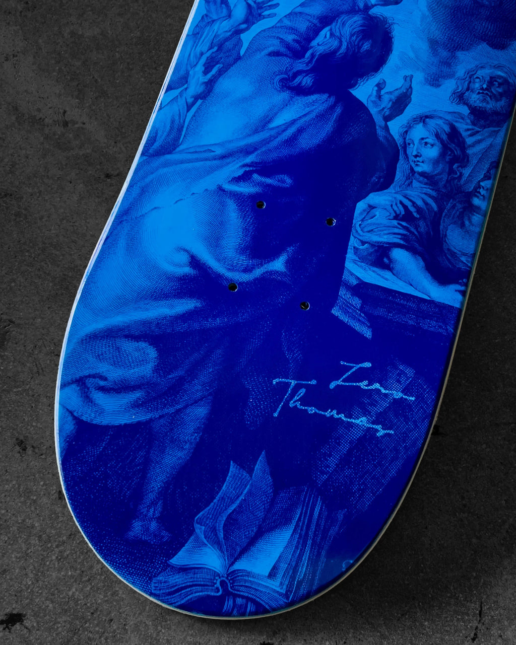 Zero Skateboard Deck Renaissance Jamie Thomas 8.25" - Blue