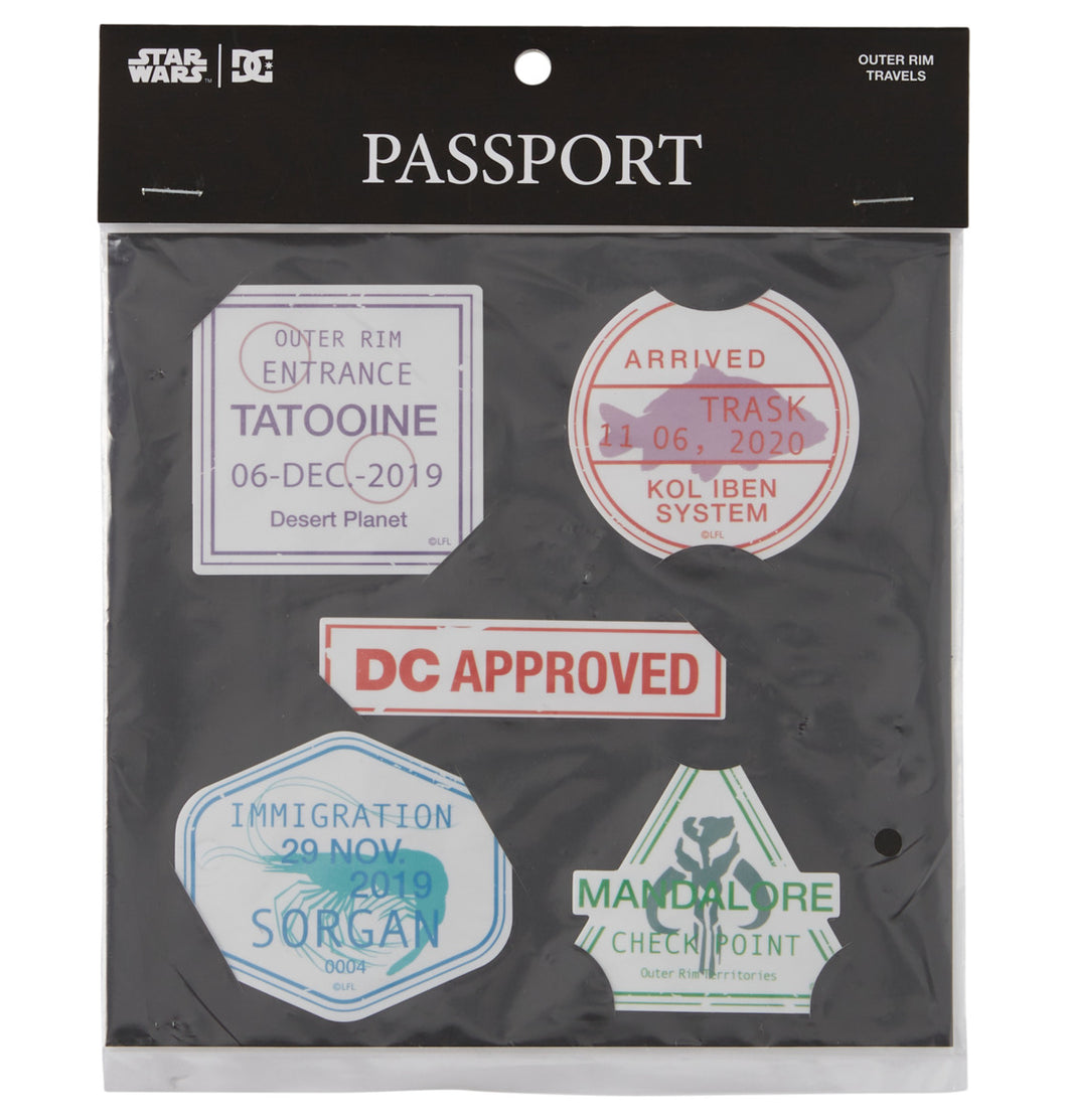 STAR WARS X DC SHOES PASSPORT - STICKER PACK