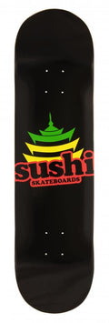 Sushi Pagoda Logo Deck Black 8.125