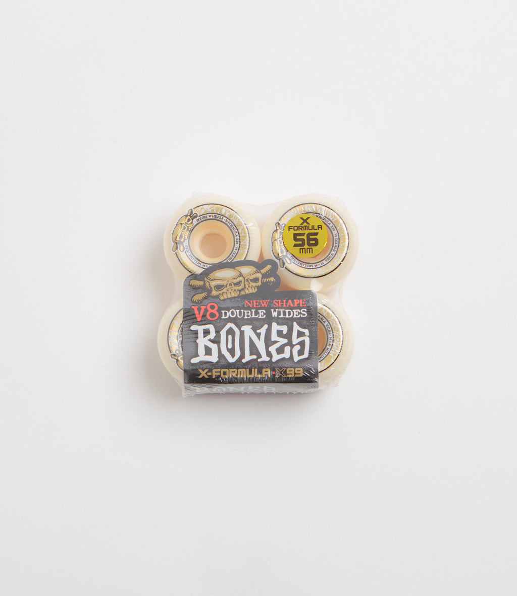 Bones X-Formula 99A V8 Double Wide Wheels 56mm White