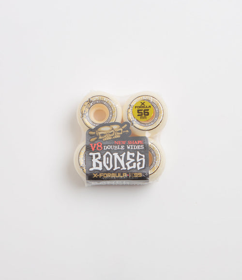 Bones X-Formula 99A V8 Double Wide Wheels 56mm White