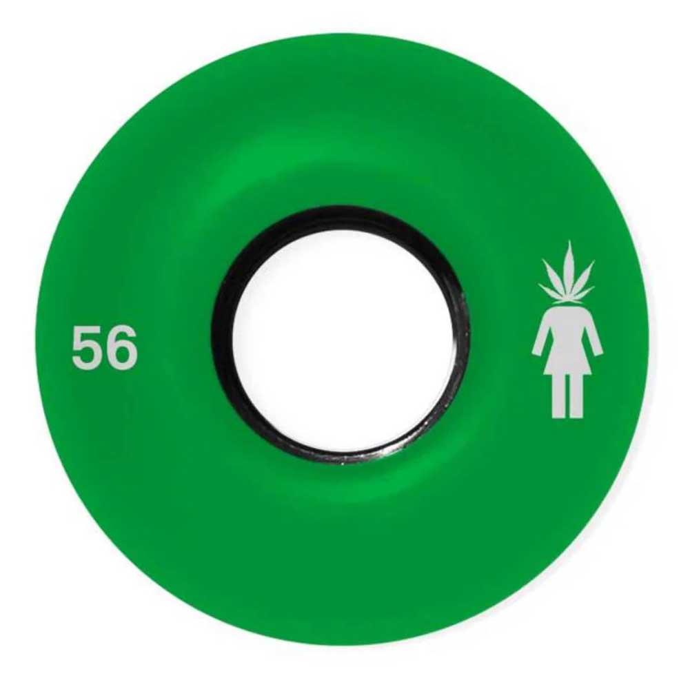 Girl Trees Cruiser Wheels green - front