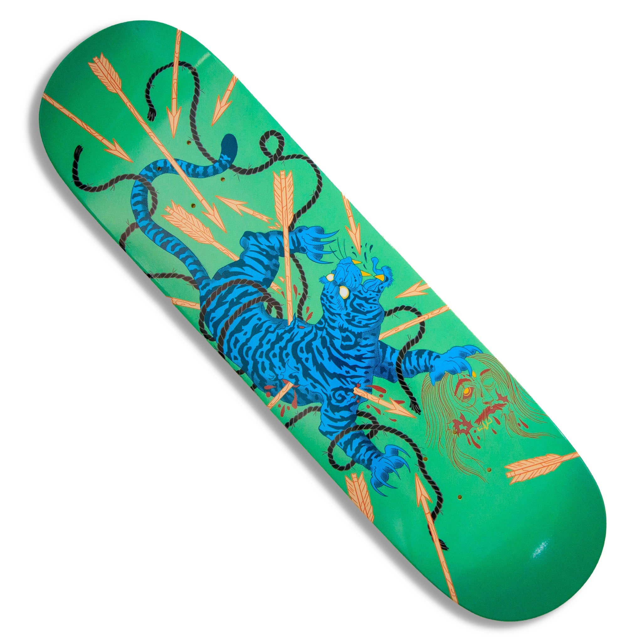 Triple 3 Green Tiger 8.25" Skate Deck