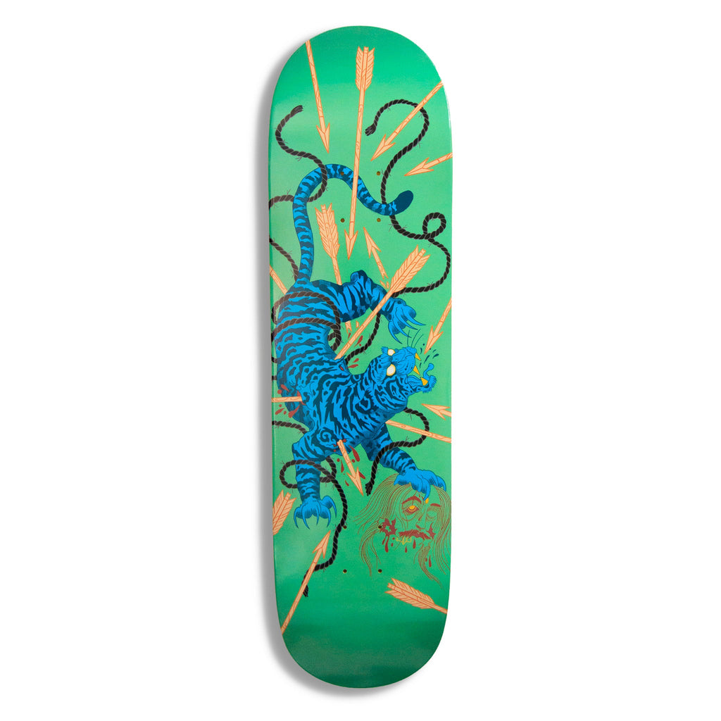 Triple 3 Green Tiger 8.25" Skate Deck