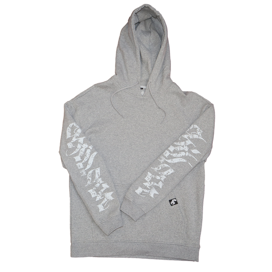 C.O.S.S All Saints Calligraphy Hoodie - Athletic Heather Grey