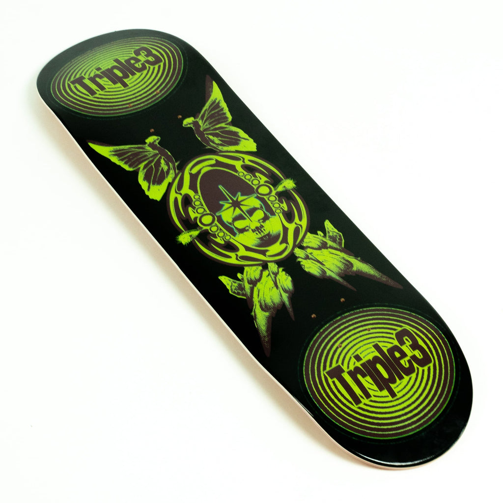 Triple 3 Grimey Skull 8.50" Skate Deck