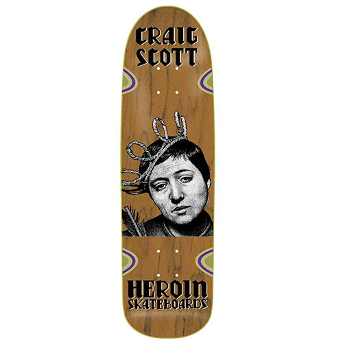Heroin Skateboards Craig Questions ‘Joan’ 9.5″ Deck