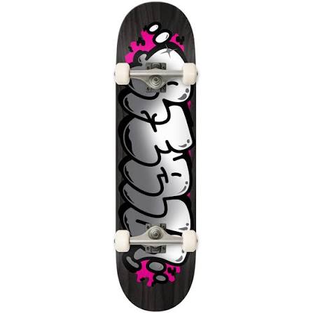 Real Bubble Letter Foil Complete Skateboard 8.5