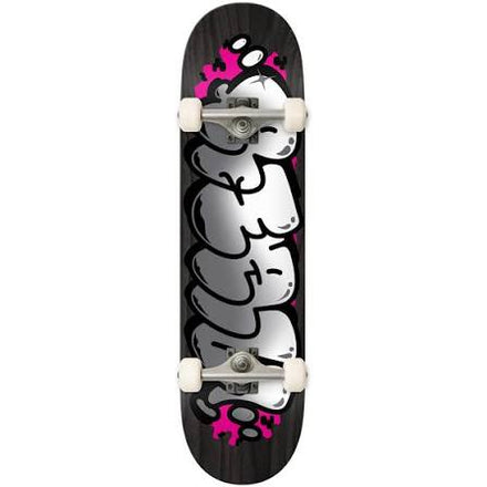 Real Bubble Letter Foil Complete Skateboard 8.5