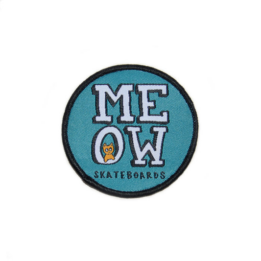 Meow Cat Woven Patch