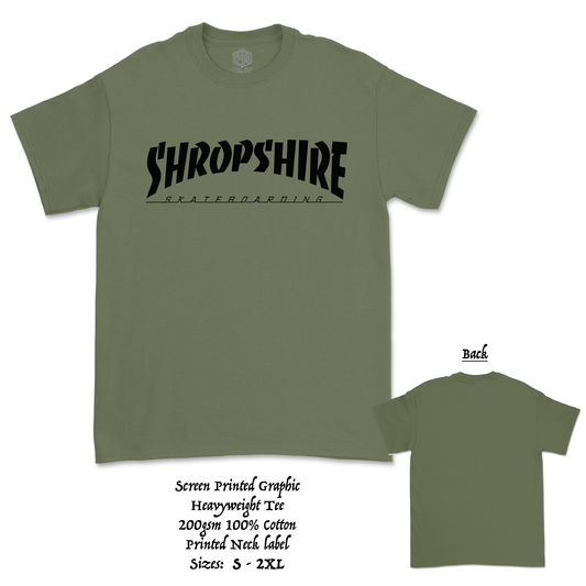 C.O.S.S SKATESHIRE T-Shirt - Army Green