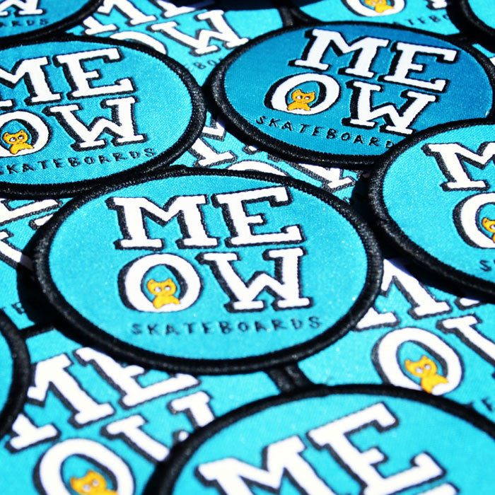 Meow Cat Woven Patch