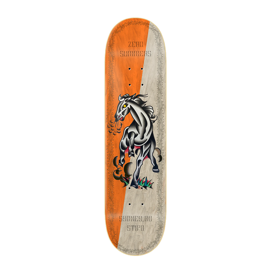 Zero Skateboard Deck Nik Stipo Gabriel Summers 8.375"