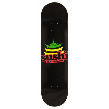 Sushi Pagoda Logo Deck 8.125" - Black