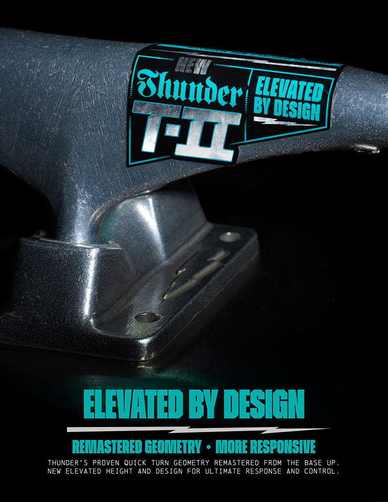 Thunder T-II Polished Trucks (Pair) - Silver