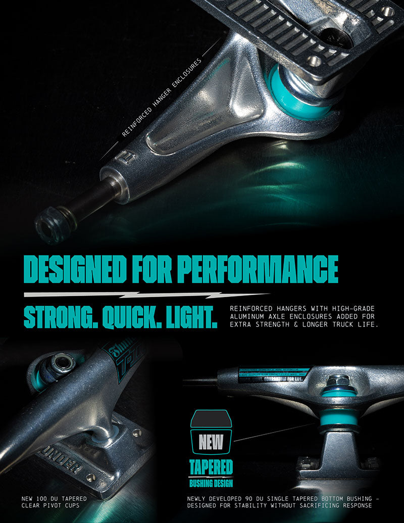 Thunder T-II Polished Trucks (Pair) - Silver