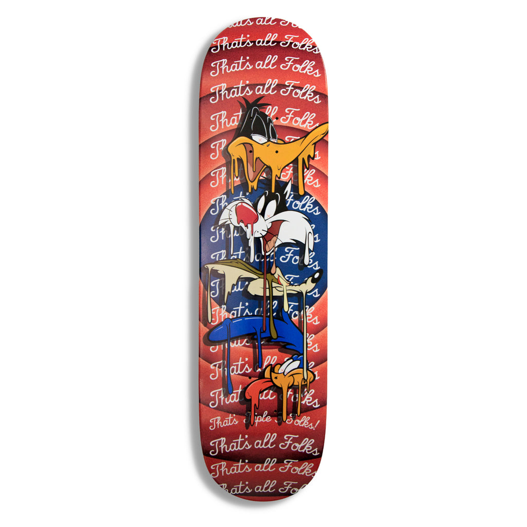 Triple 3 That's All Folks 8.75" Skate Deck